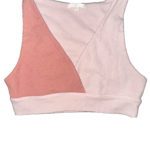 Colorblock Pink and Mauve Women's Top